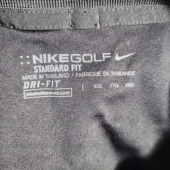 Nike Golf Polo Mens 2XL Black Wynn Resort Casino Logo Dri-Fit Performance - Picture 11 of 12